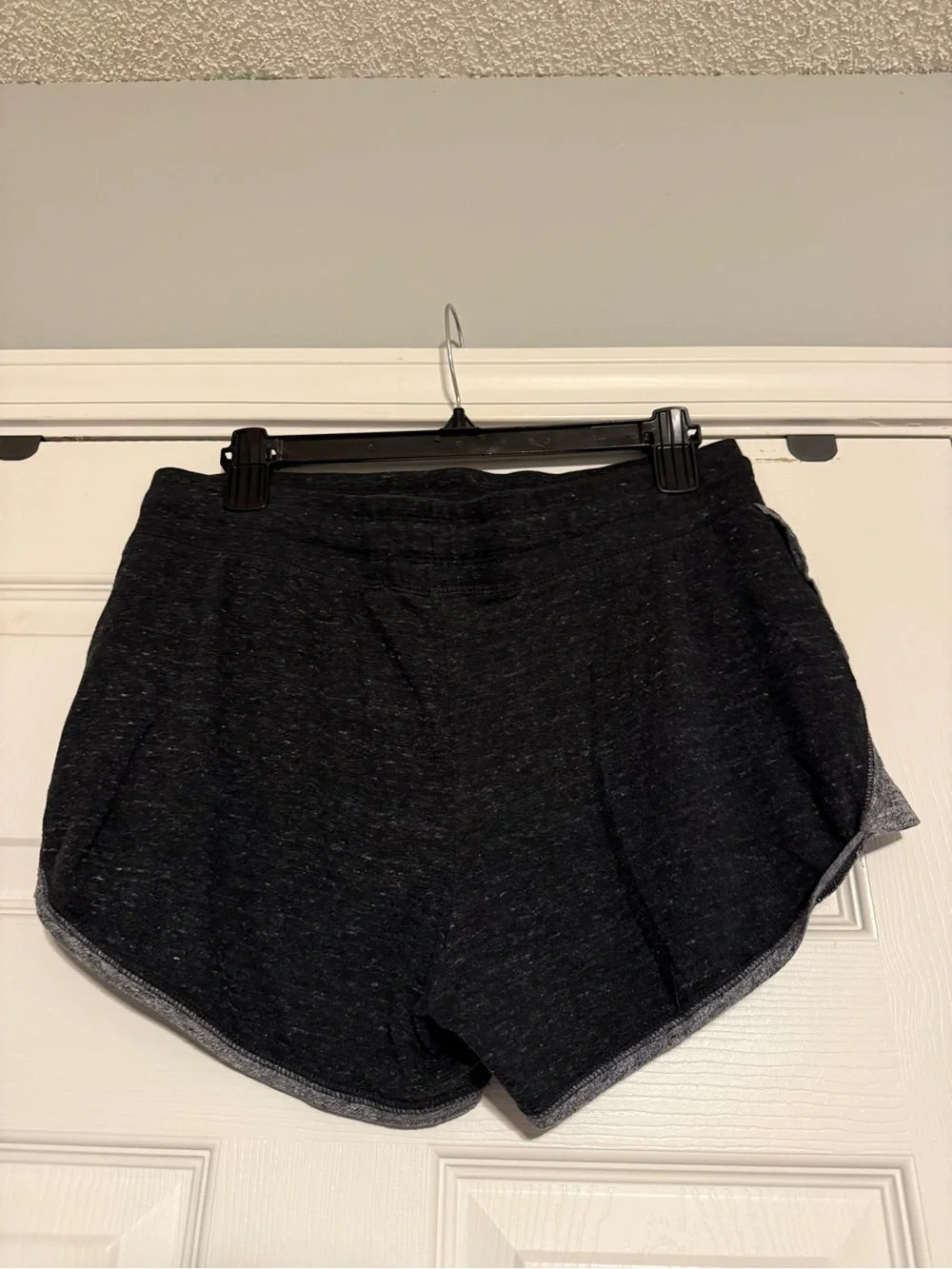 Nike Women's Black & Gray Athletic Lounge Shorts